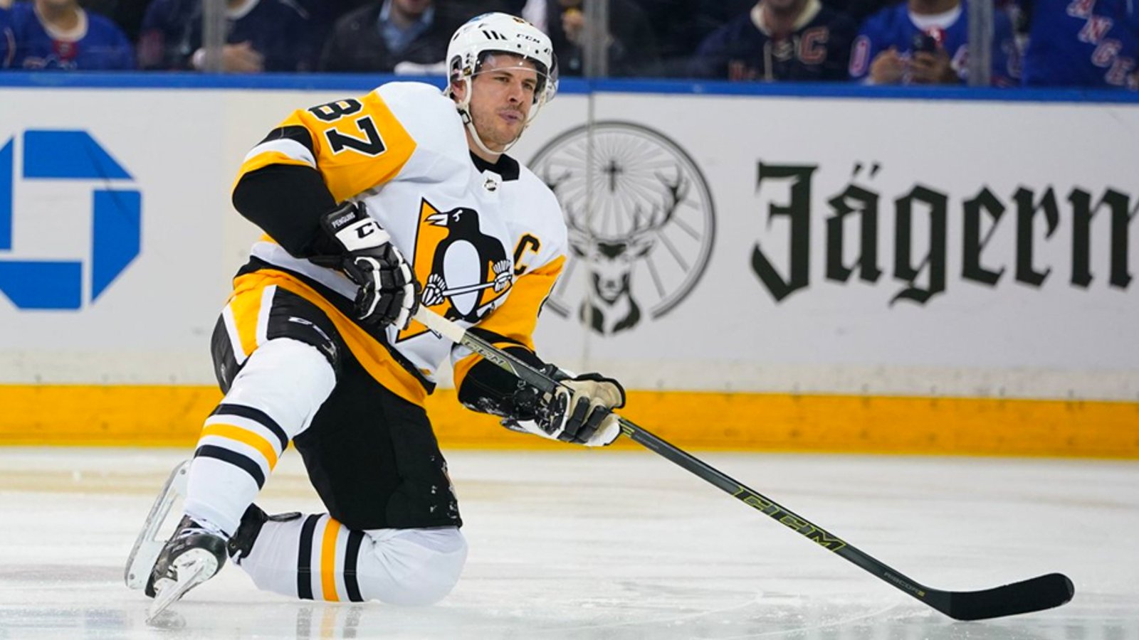 Coach Sullivan confirms that Crosby has an upper body injury