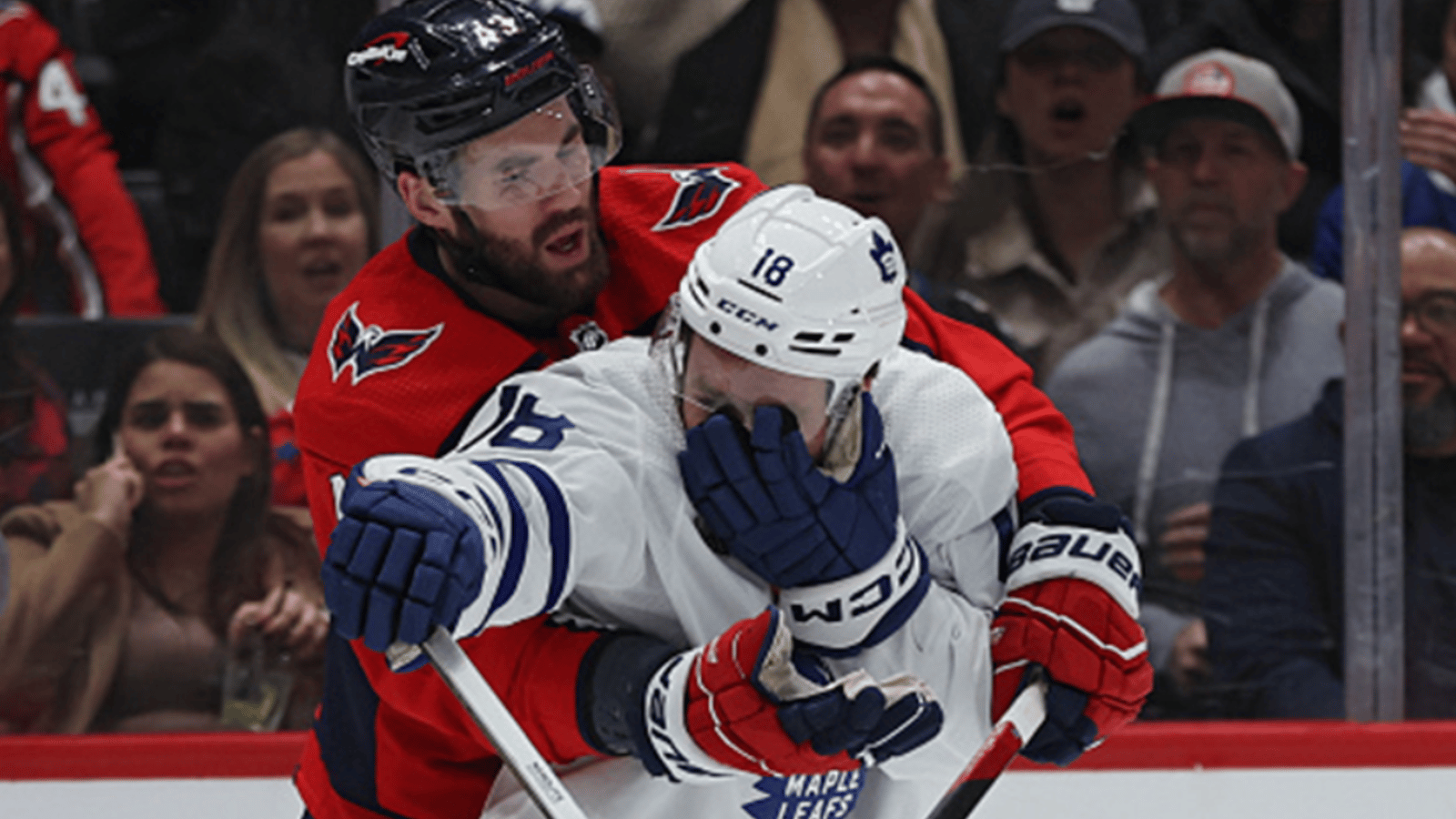 Noah Gregor reveals what Tom Wilson said to him after brutal high stick 