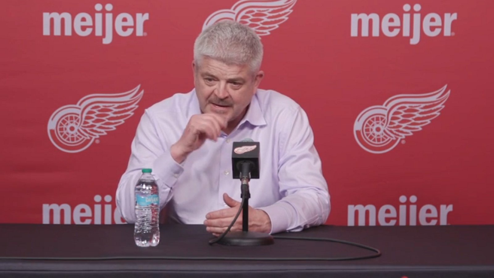 Todd McLellan delivers another big blow to Red Wings playoff hopes.