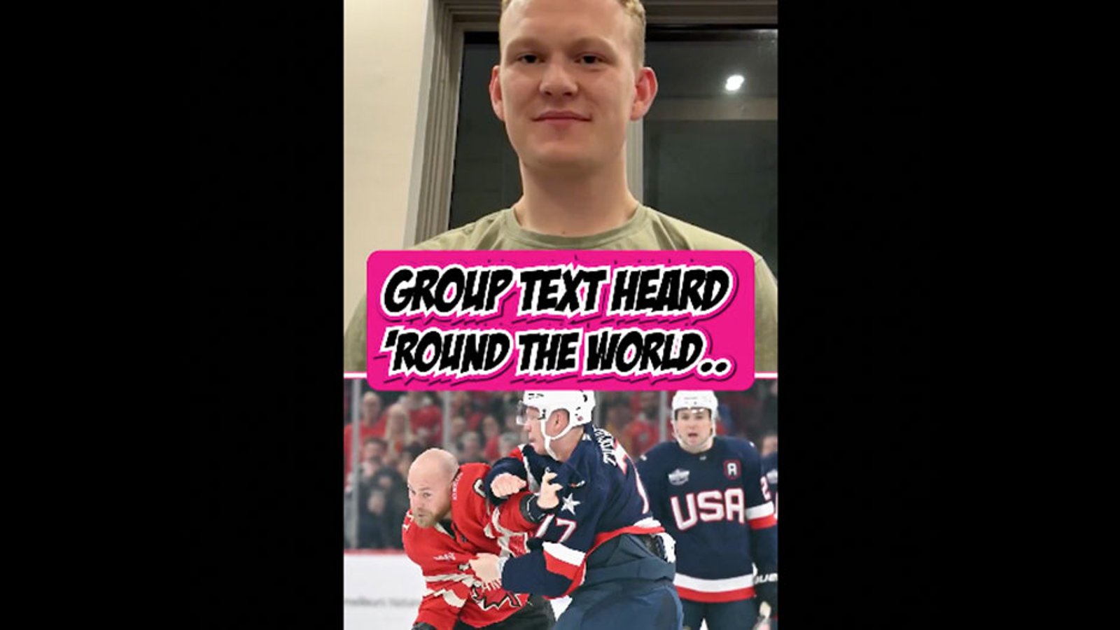 Brady Tkachuk dishes the details on Team USA's infamous group text