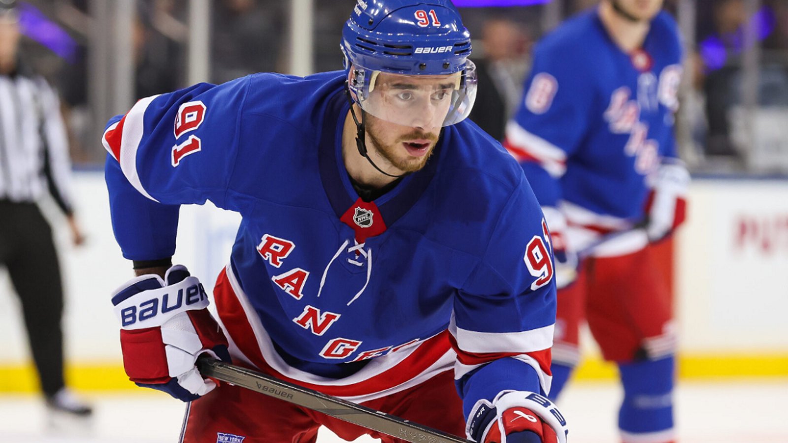Rangers make lineup change for trade-related reasons.