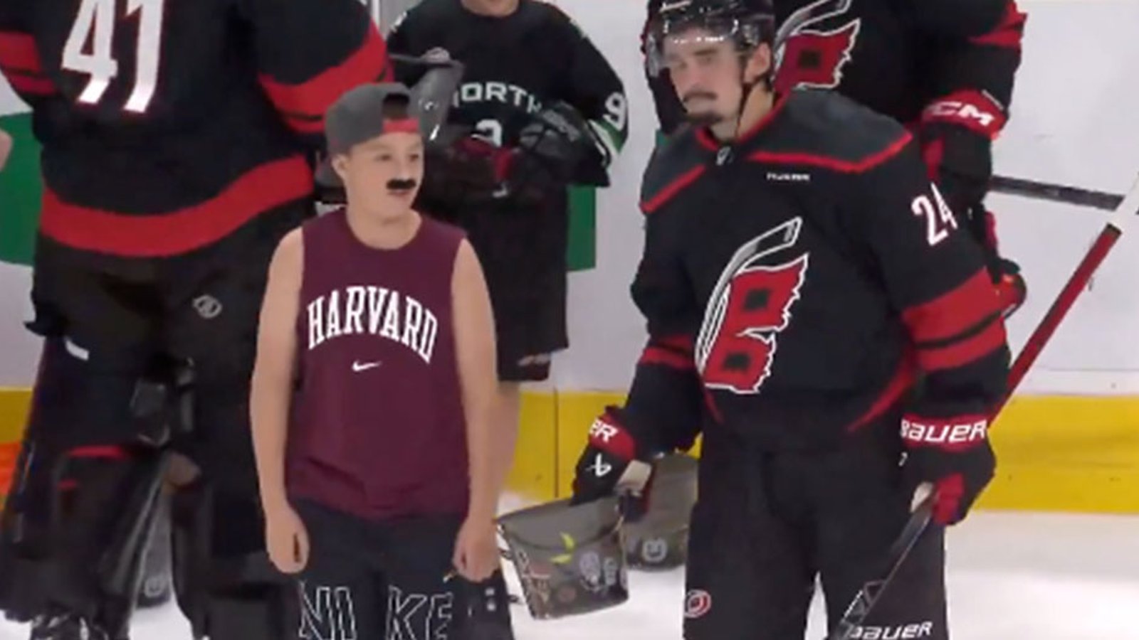 Hurricanes bring kids out on the ice for Halloween themed post-game celebration