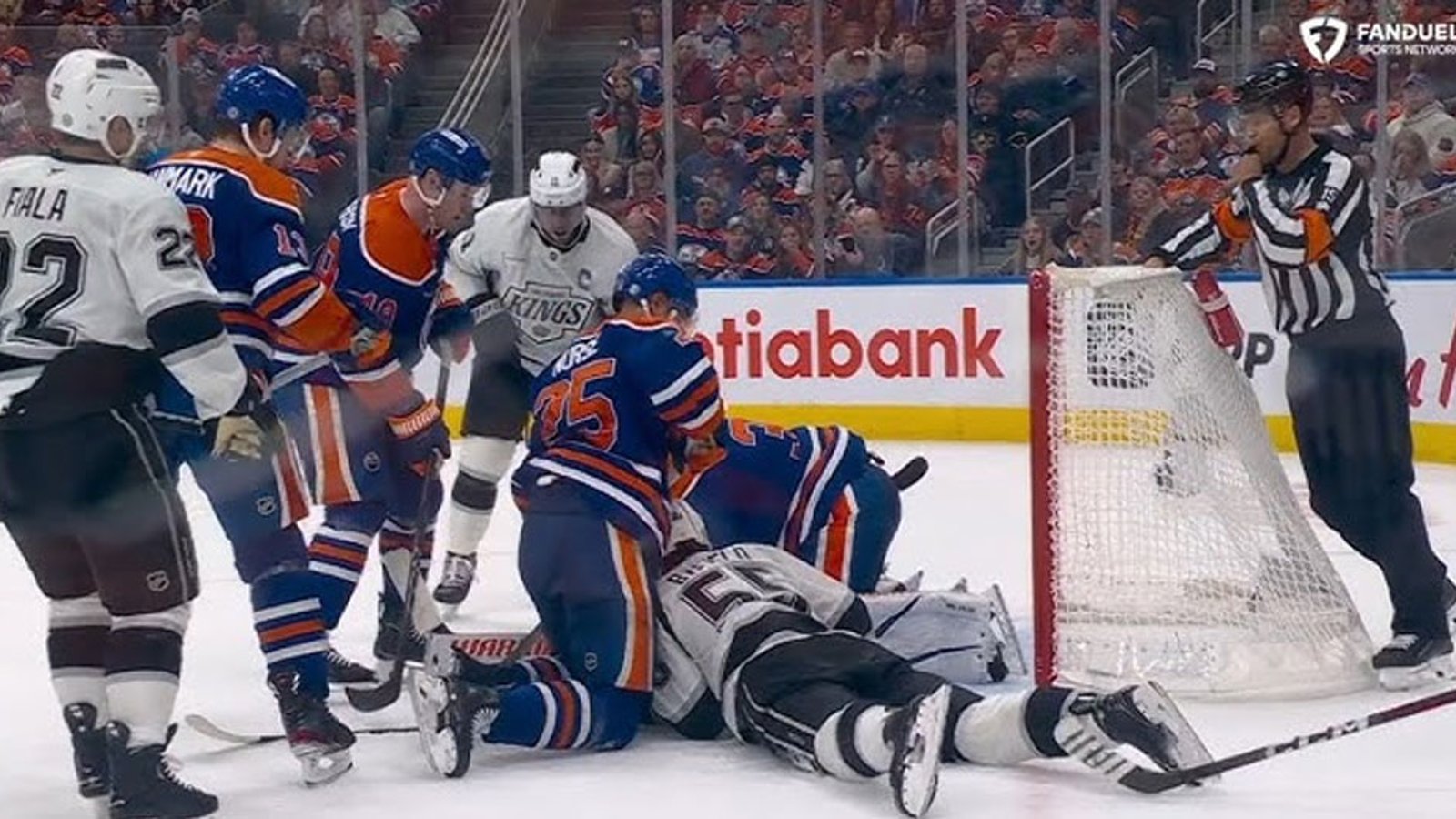 Darnell Nurse facing suspension/fine for cross check on Quinton Byfield