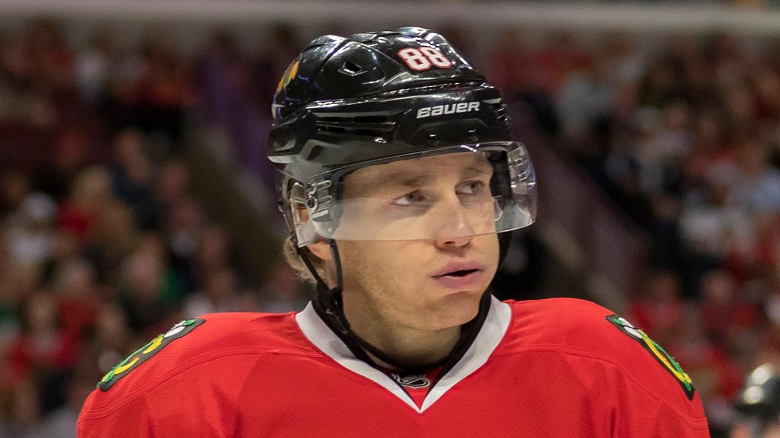 Patrick Kane admits the Blackhawks let him down…