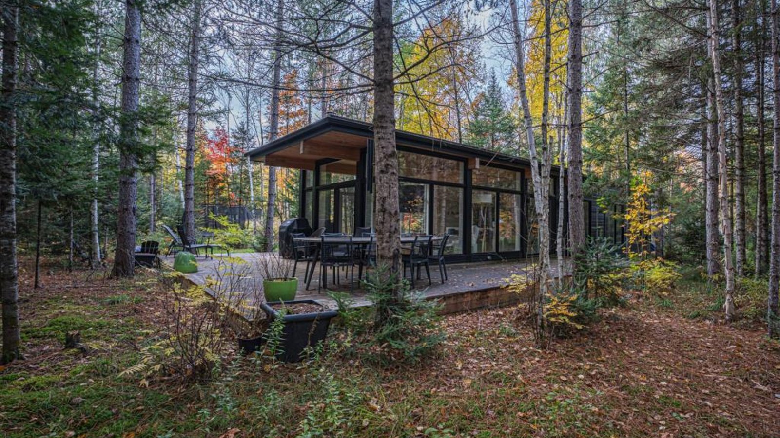 Évasion et nature enveloppante vous attendent dans ce refuge vendu meublé 