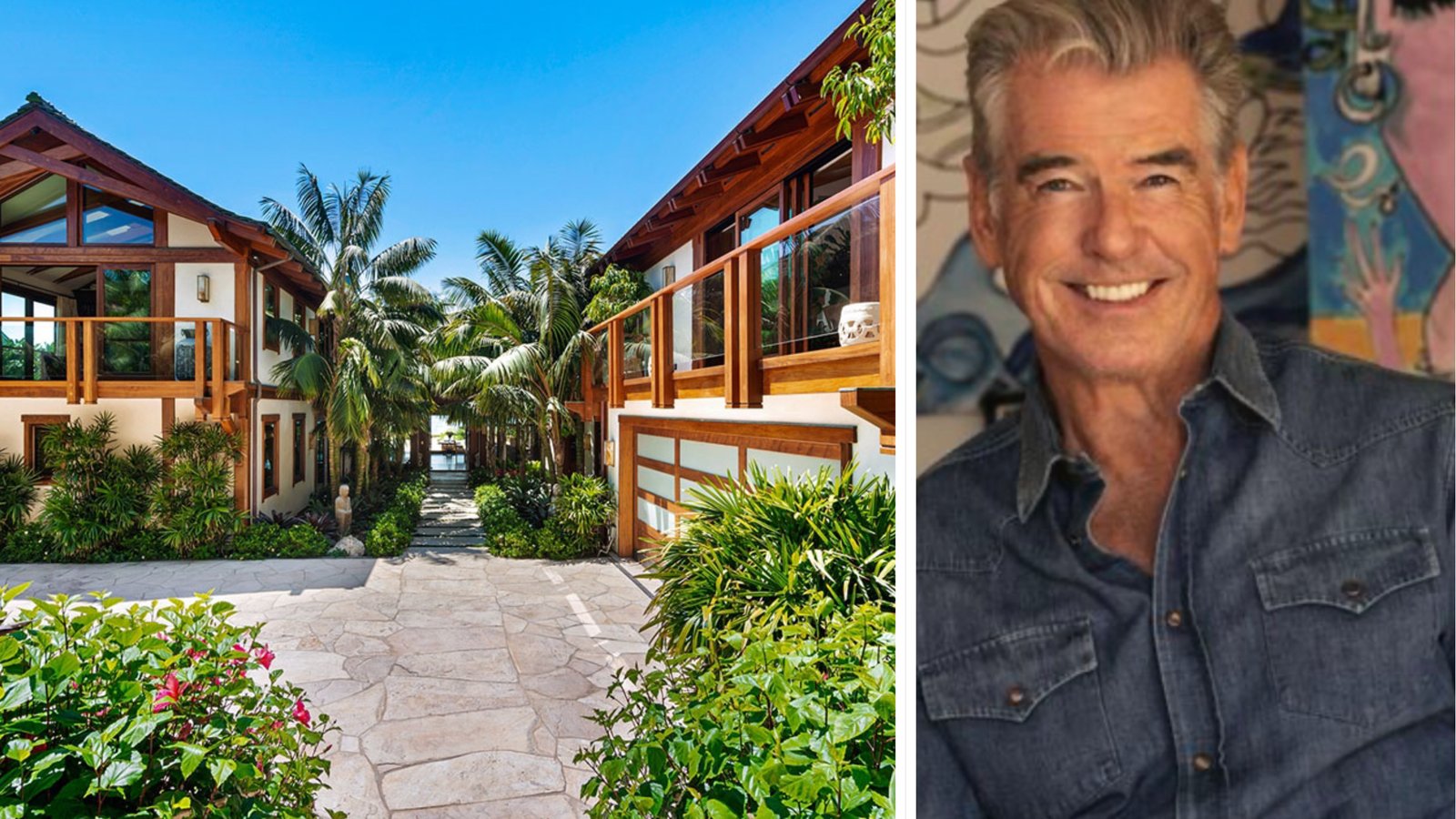 La propriété de Pierce Brosnan de Malibu est une oasis inspirée d’un film de James Bond