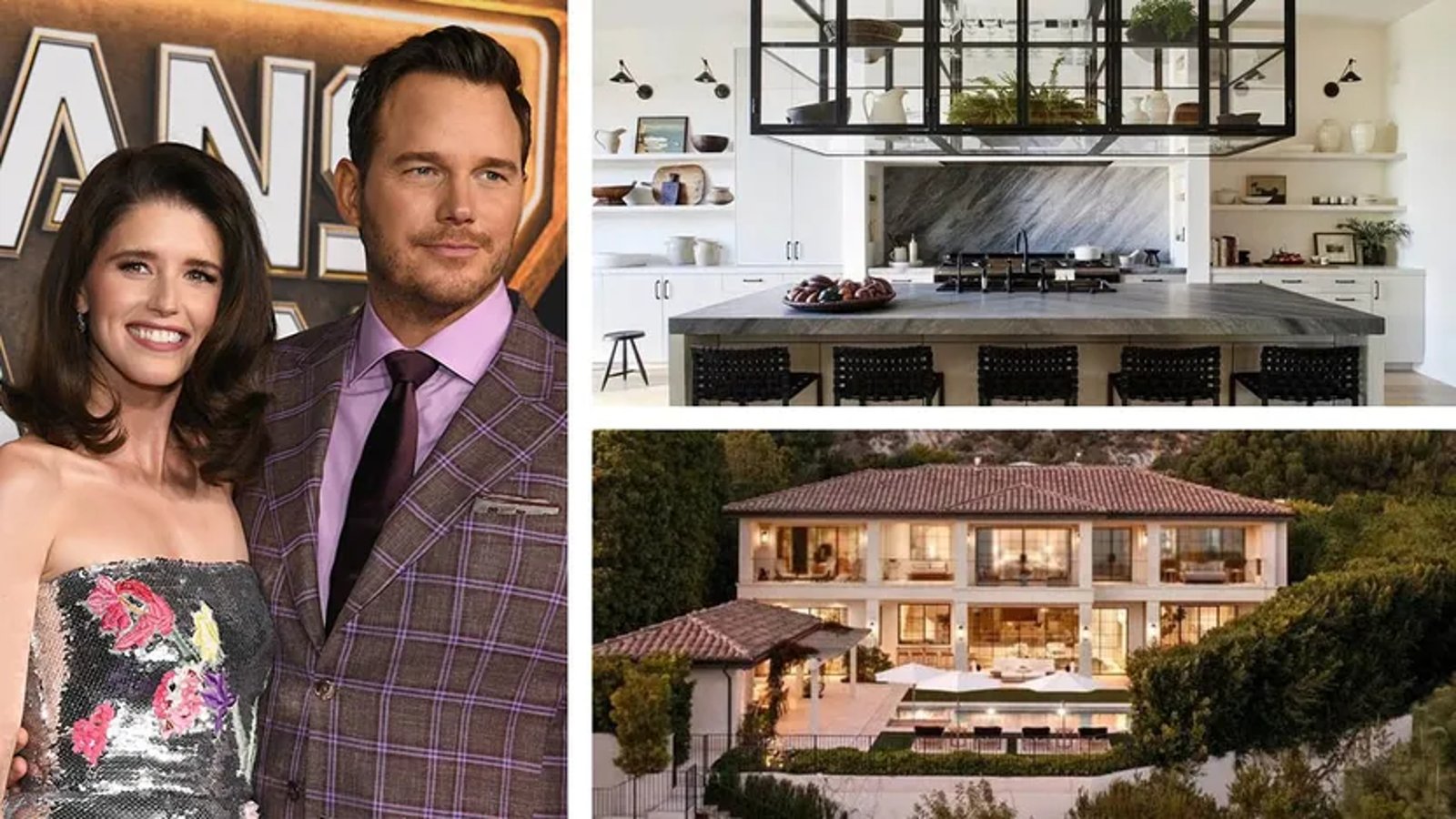 Chris Pratt et Katherine Schwarzenegger mettent en vente leur immense demeure de  Pacific Palisades pour 32 millions de dollars