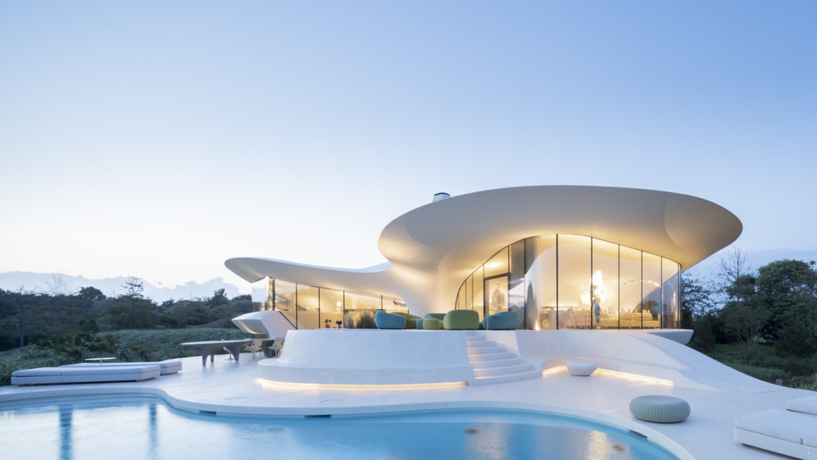 Cette maison semble tout droit sortie du futur 