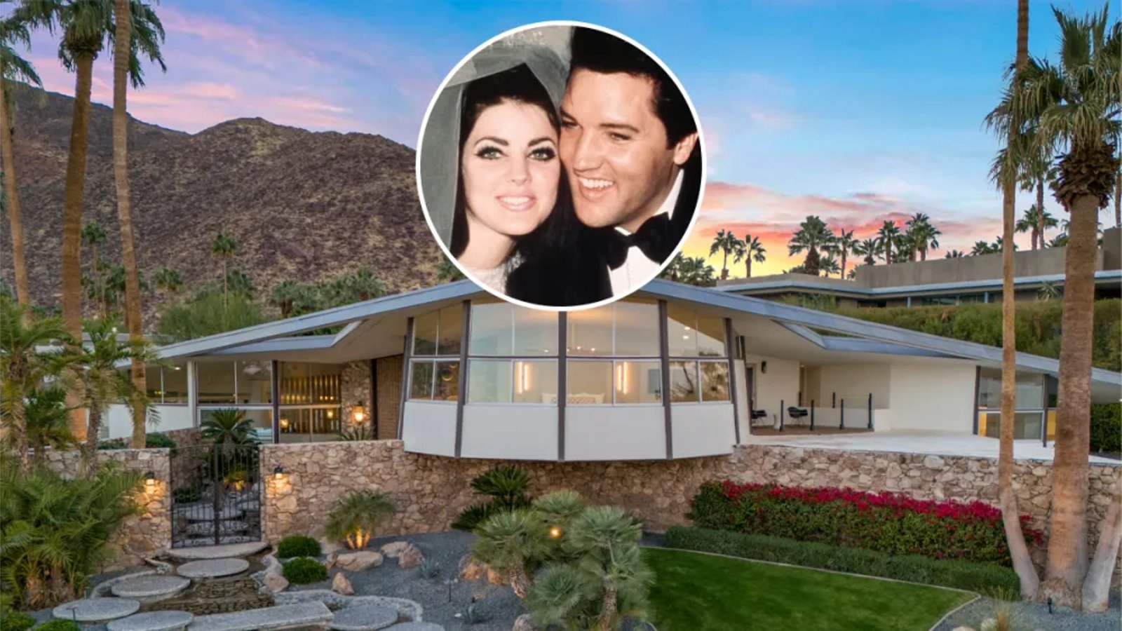 La maison de Palm Springs où Elvis et Priscilla Presley ont célébré leur lune de miel est maintenant à vendre