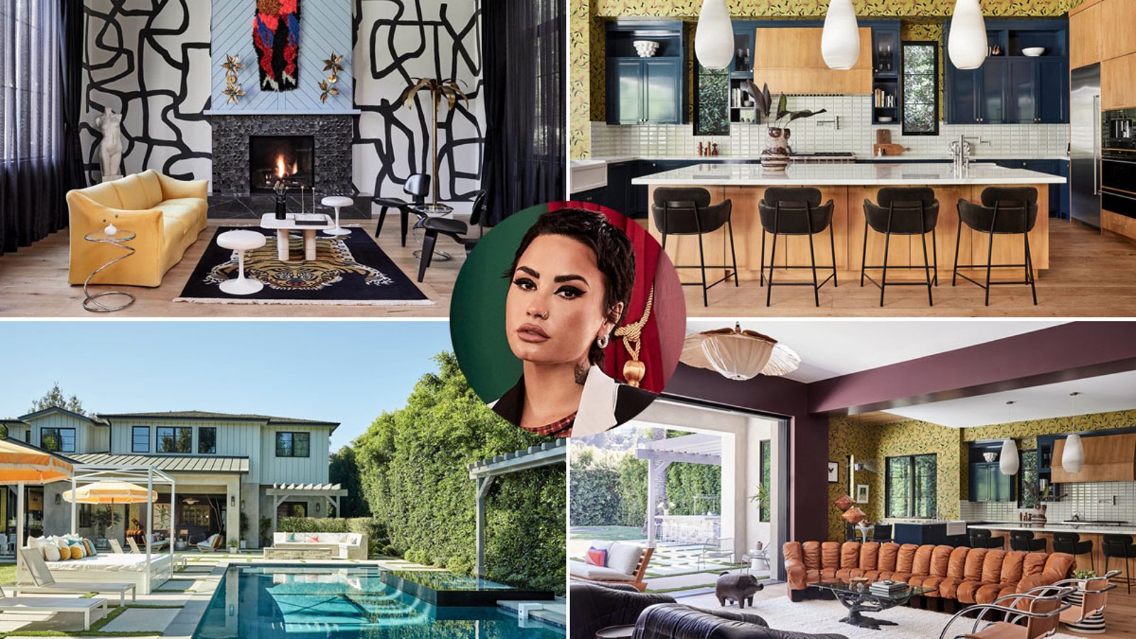 Découvrez l’intérieur éclectique de la nouvelle demeure de Demi  Lovato