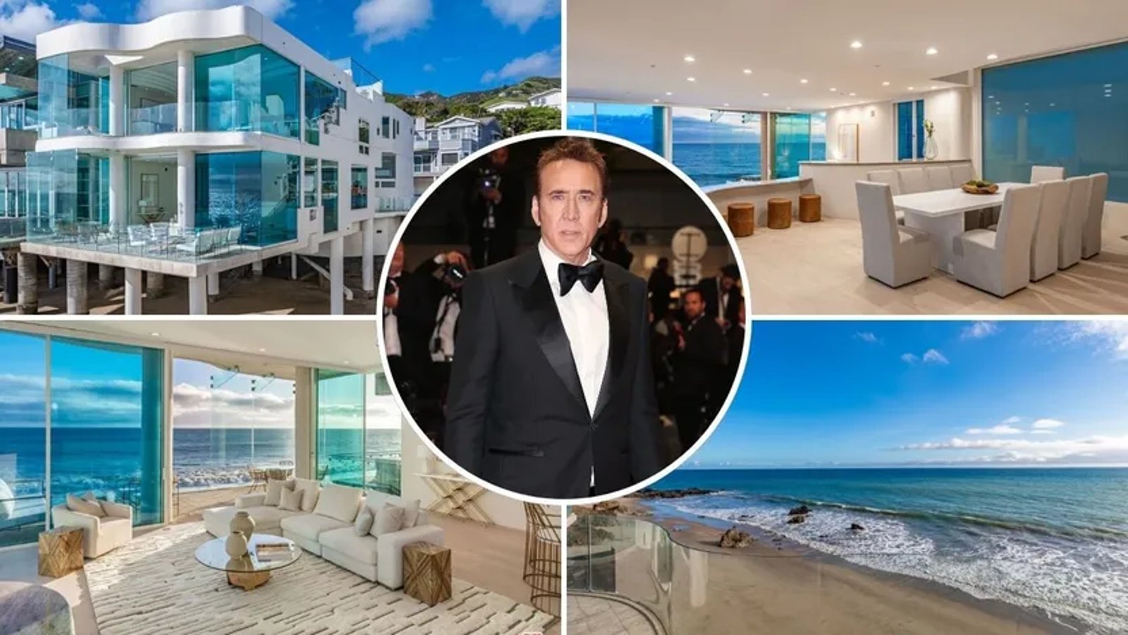 Nicolas Cage a ajouté cette élégante demeure de Malibu de 10,5 millions de dollars à son portefeuille immobilier 