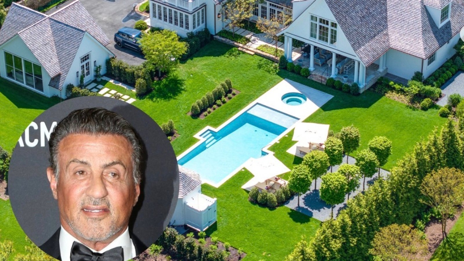 L’acteur Sylvester Stallone aurait acheté cette sompteuse demeure des Hamptons pour ses trois filles