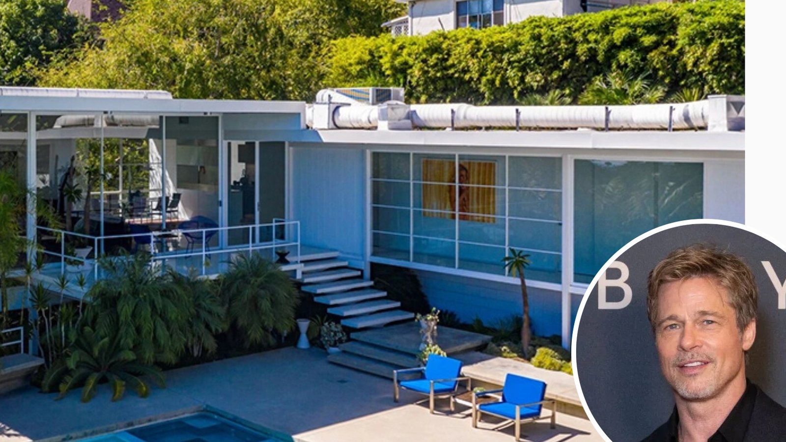 Découvrez la toute nouvelle propriété mid-century de Brad Pitt