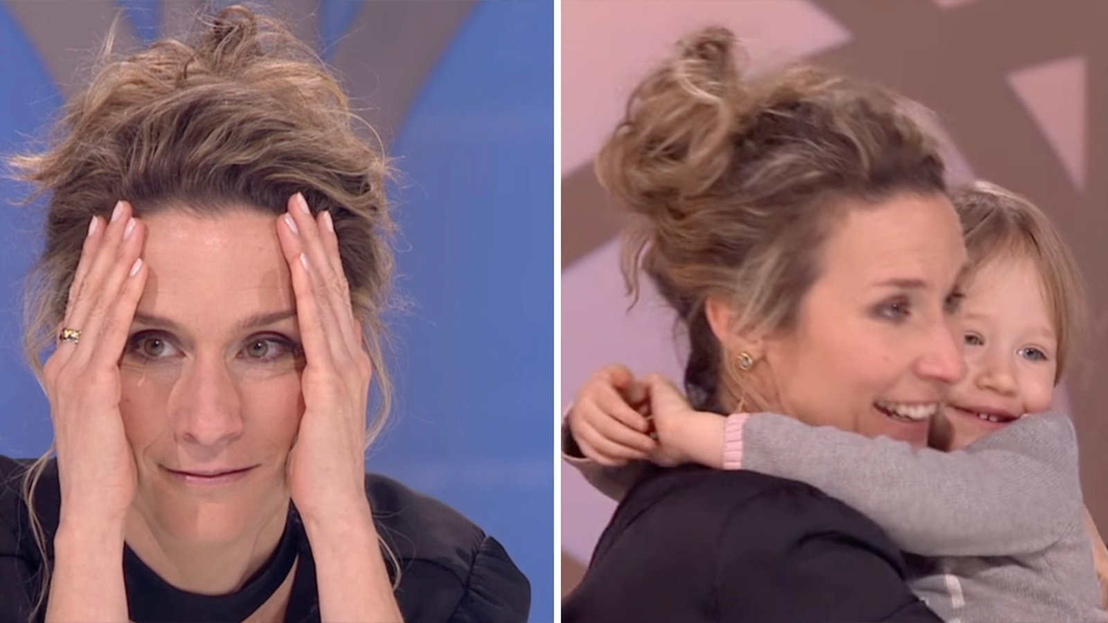 Édith Cochrane se fait surprendre par son amoureux et leurs enfants pour sa dernière aux Enfants de la télé