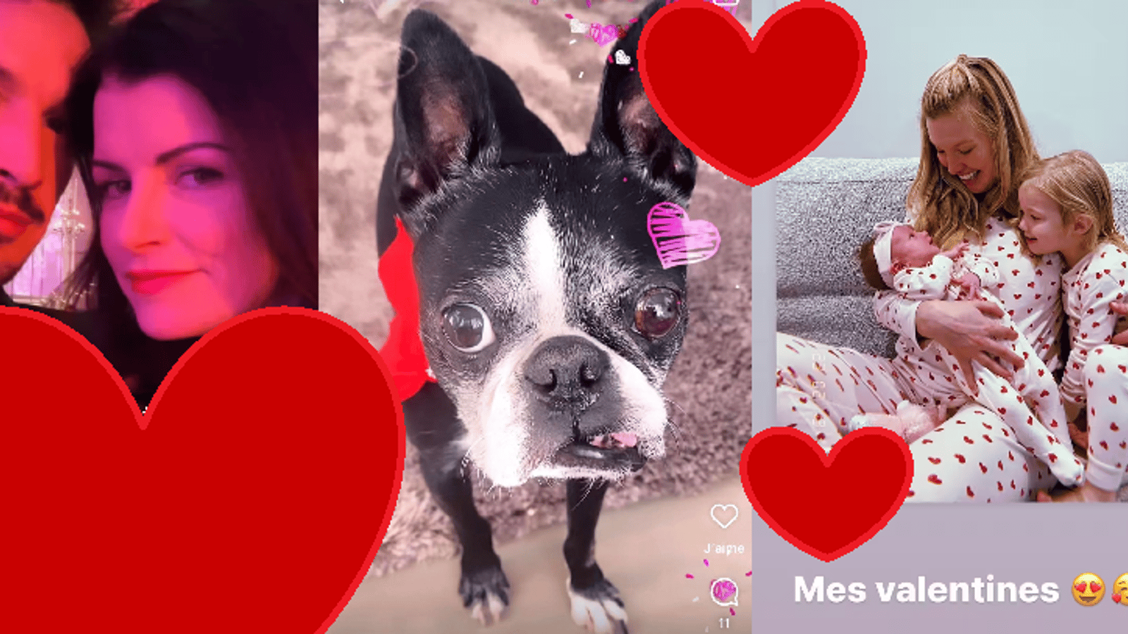 Saint-Valentin : voici 50 publications de vos vedettes québécoise favorites