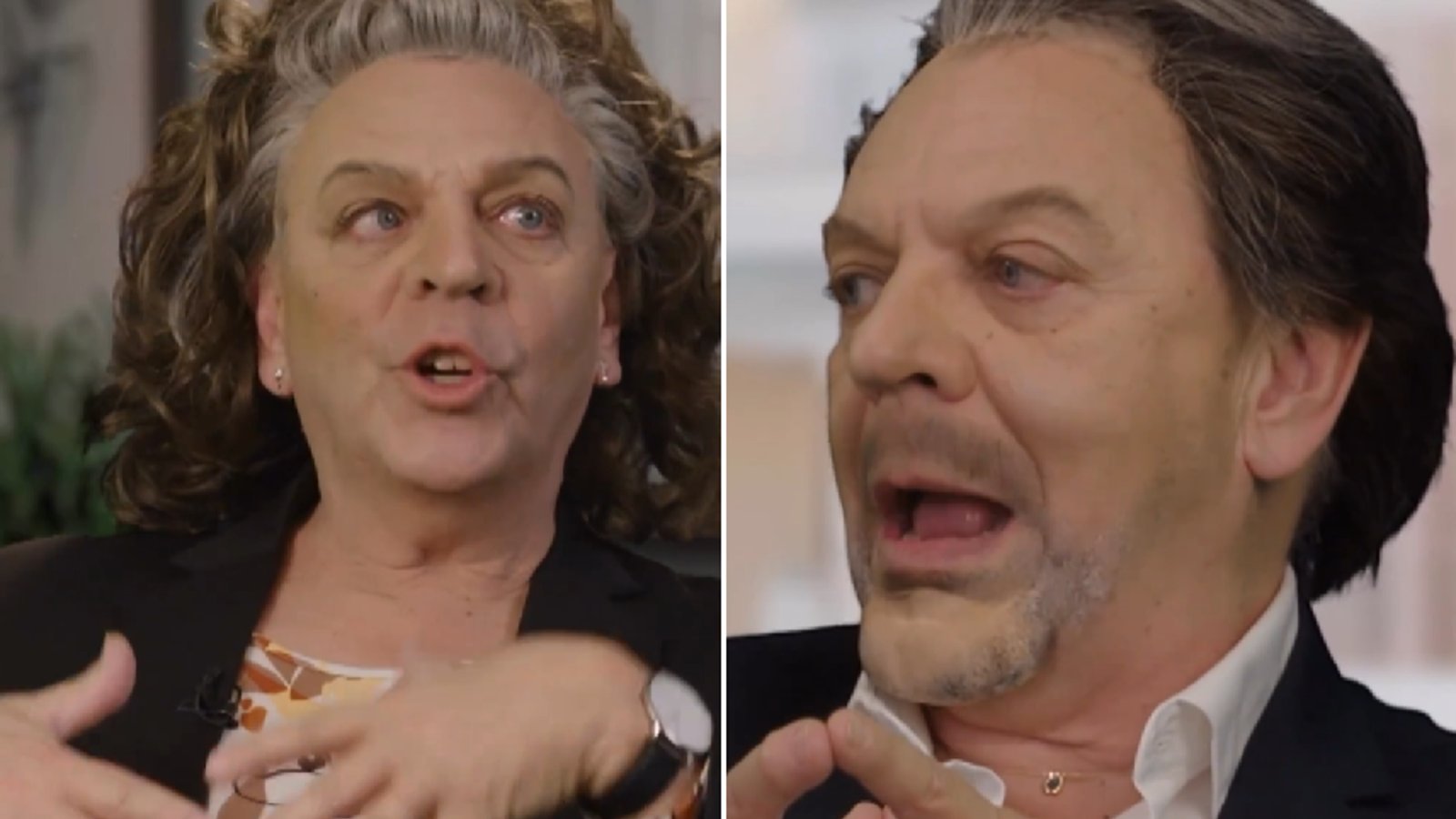 Marc Labrèche imite Guy A. Lepage et Louise Sigouin dans un sketch hilarant de Si on s'aimait encore
