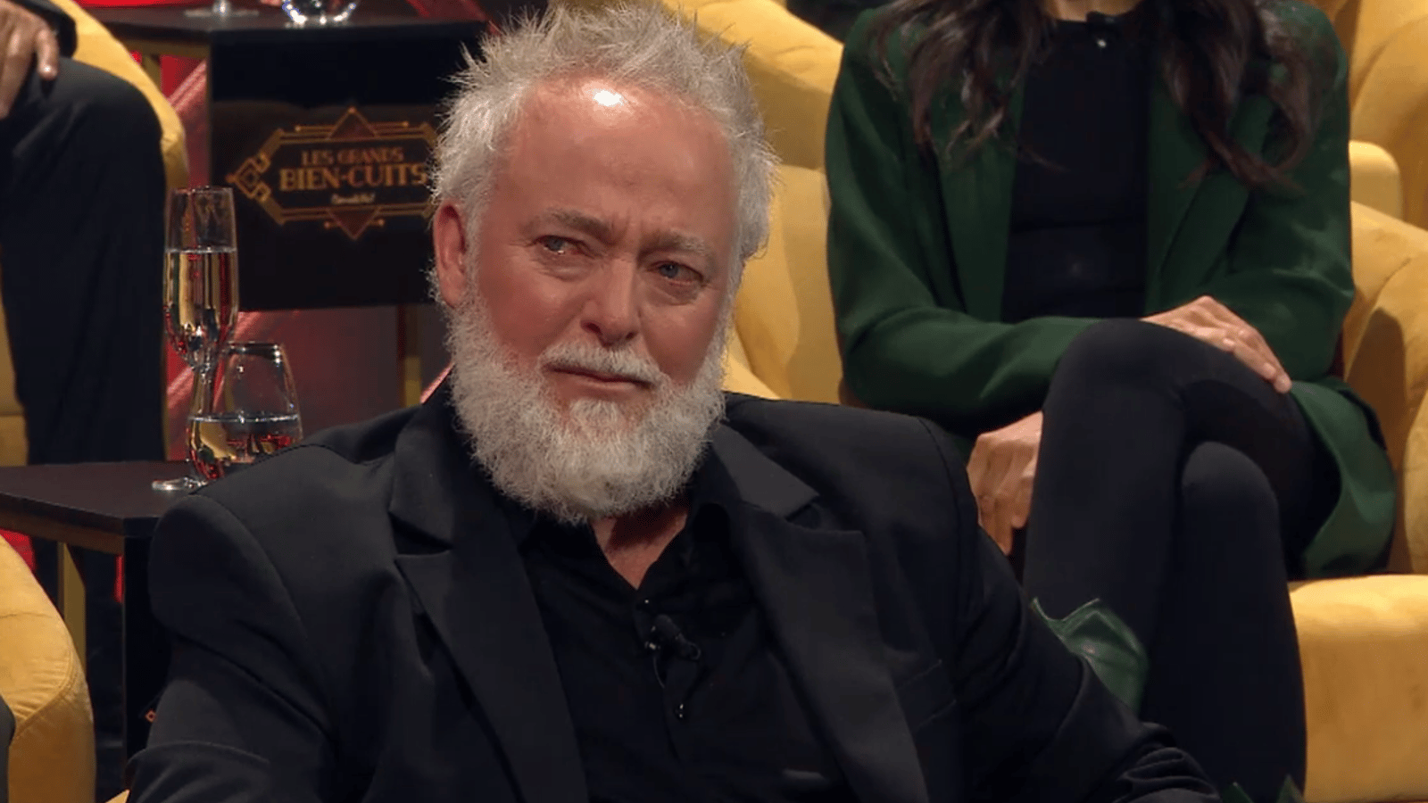 Guy Jodoin fond en larmes sur le plateau des grands biens-cuits