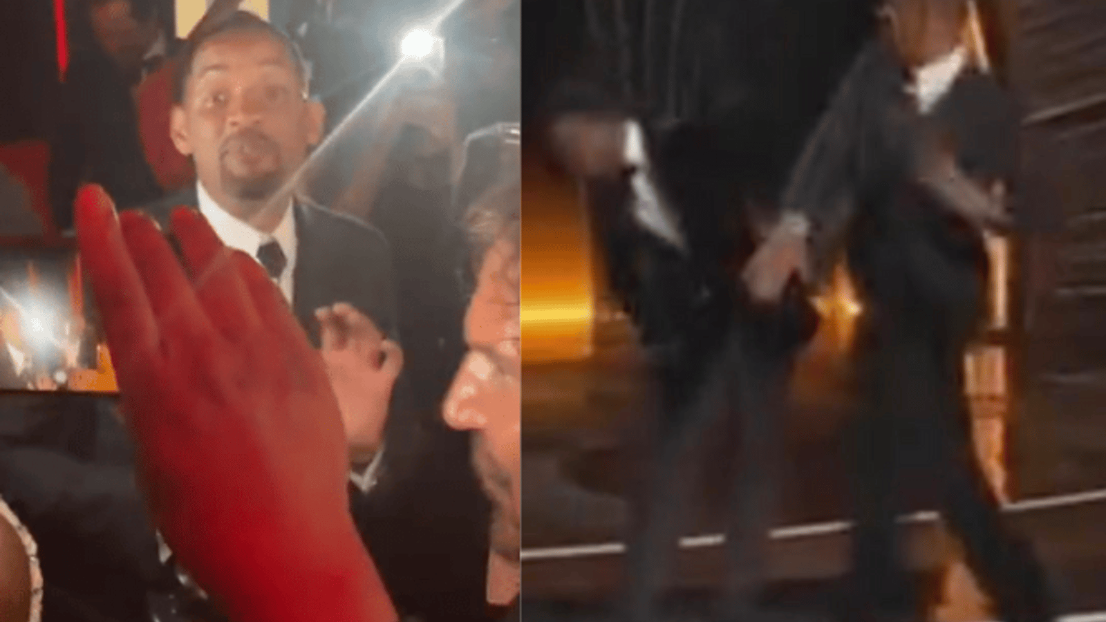 Will Smith fait la fête au party des Oscars, tout juste après avoir frappé Chris Rock en plein visage