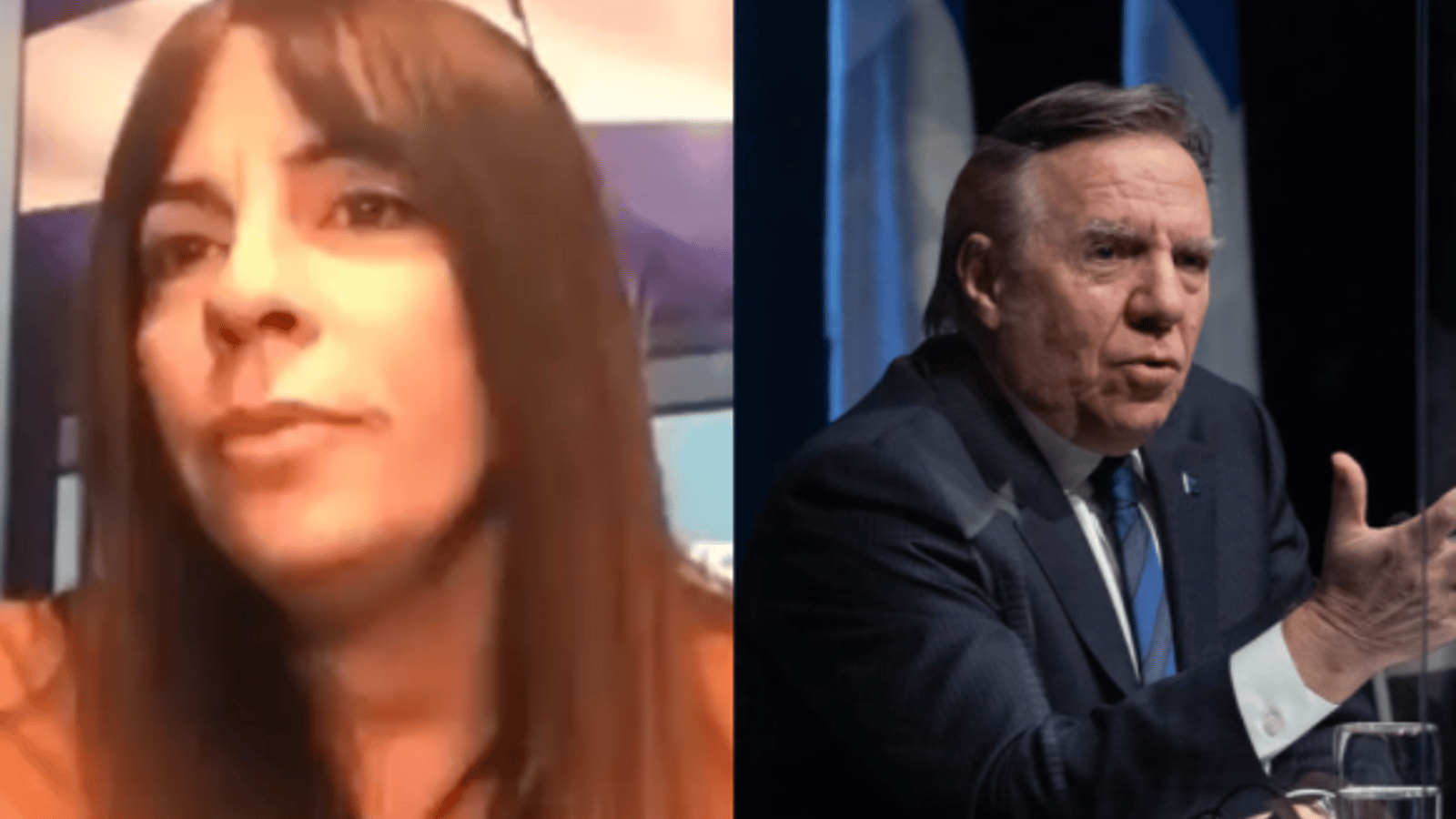Anne Casabonne s’emporte et insulte François Legault en direct sur le Web avec Éric Duhaime