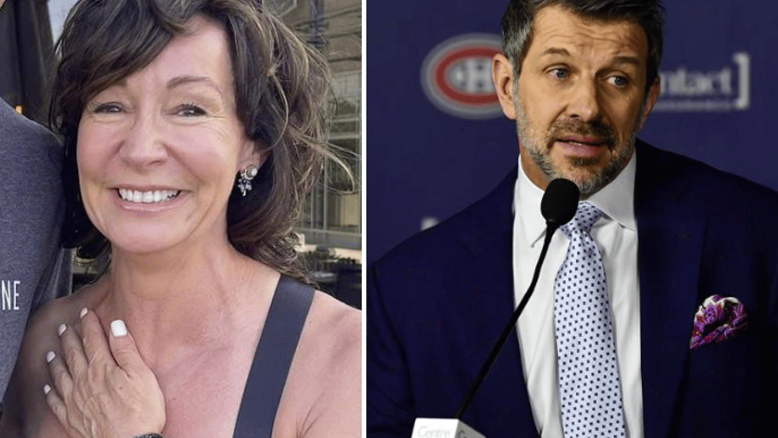 Josée Boudreault a rencontré Marc Bergevin et elle partage une belle photo avec lui