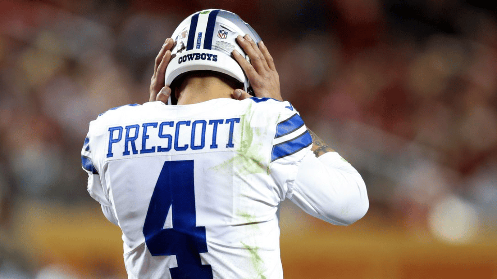 Cowboys' Twitter backs a truck over Dak Prescott