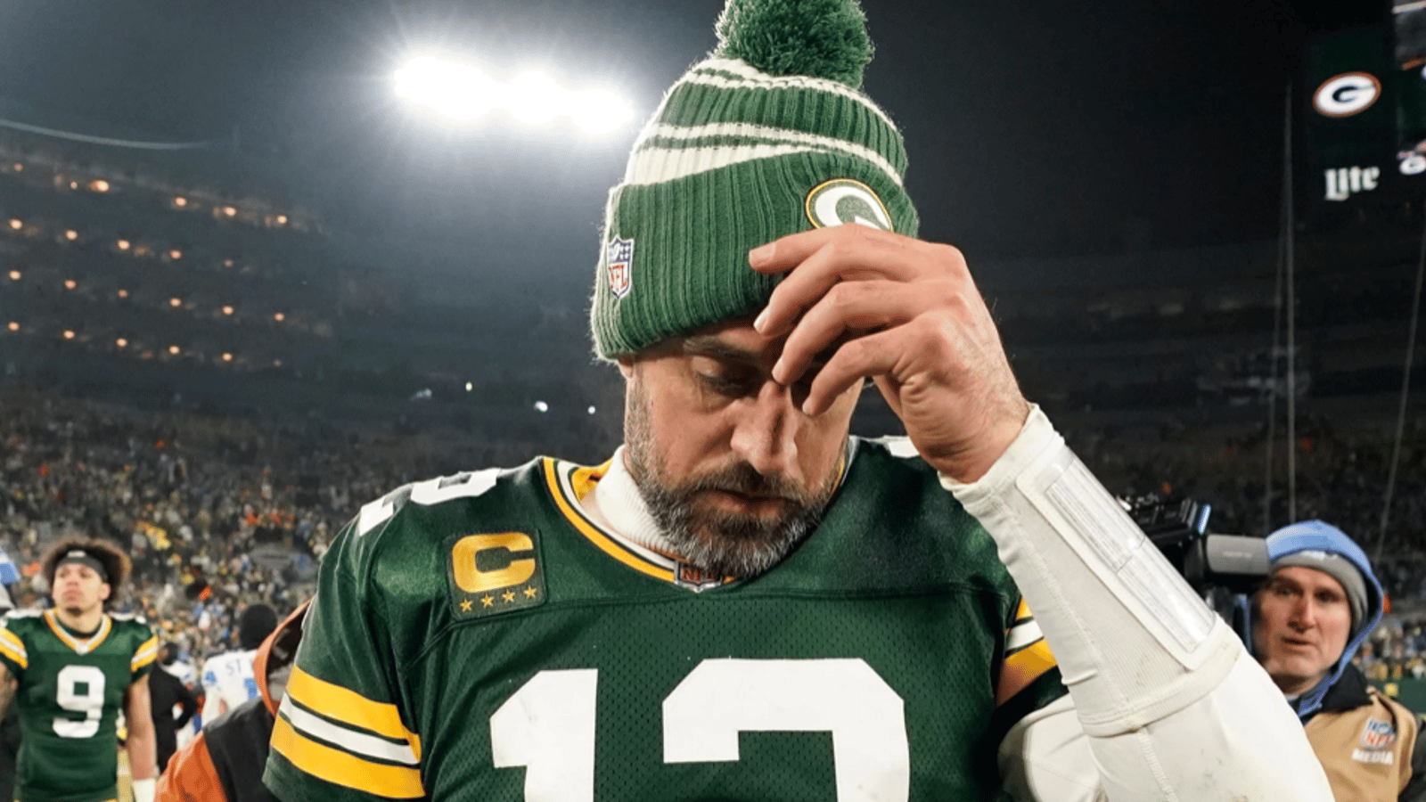 Did Aaron Rodgers hint he's leaving Green Bay? 
