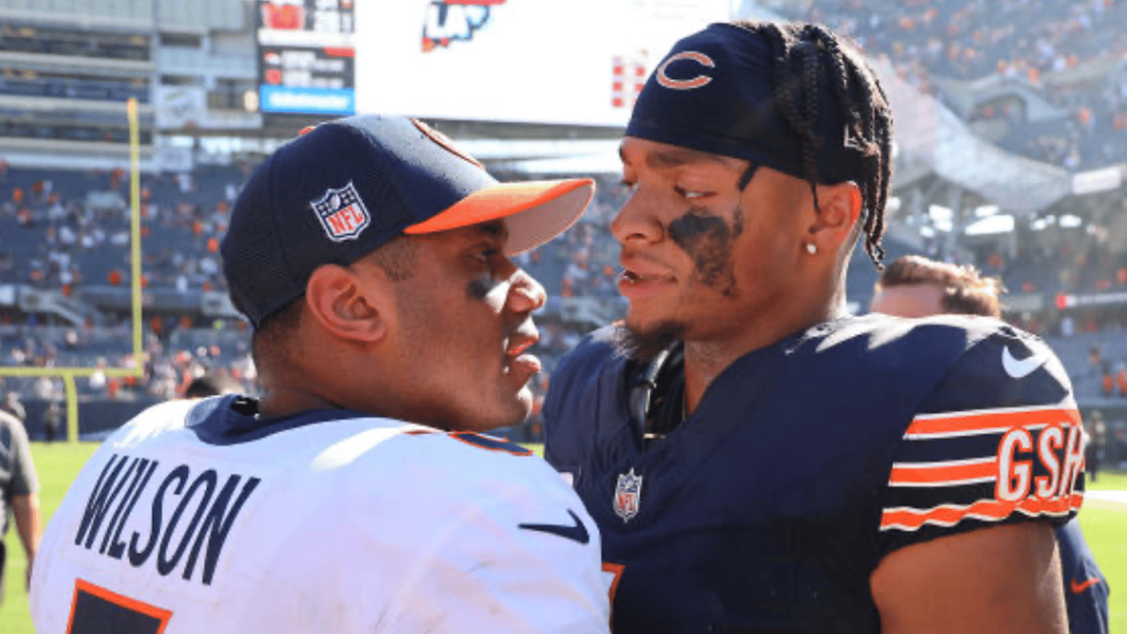 Justin Fields sounds off on competition with Russell Wilson 