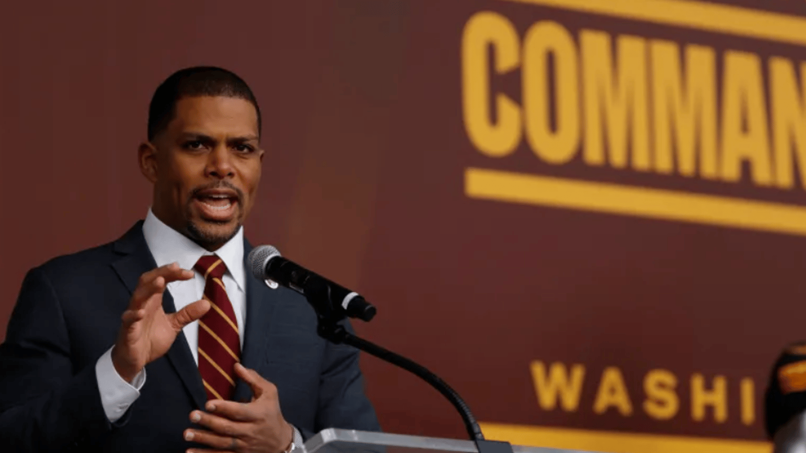 Commanders team president shuts down Redskins return 