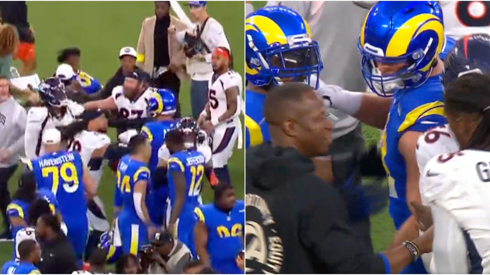 NFL punishes Broncos and Rams players for fight! 