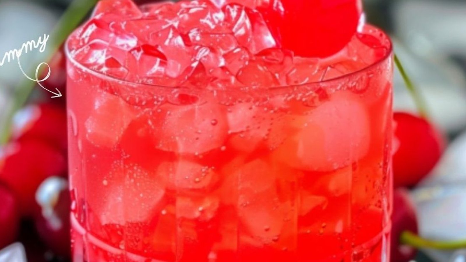 Vibrant cocktail Cherry Bomb