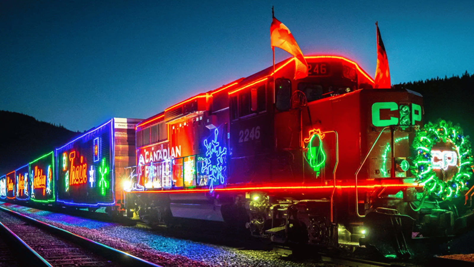 Le magnifique train de Noël est de retour cette année et voici tous ses arrêts au Québec