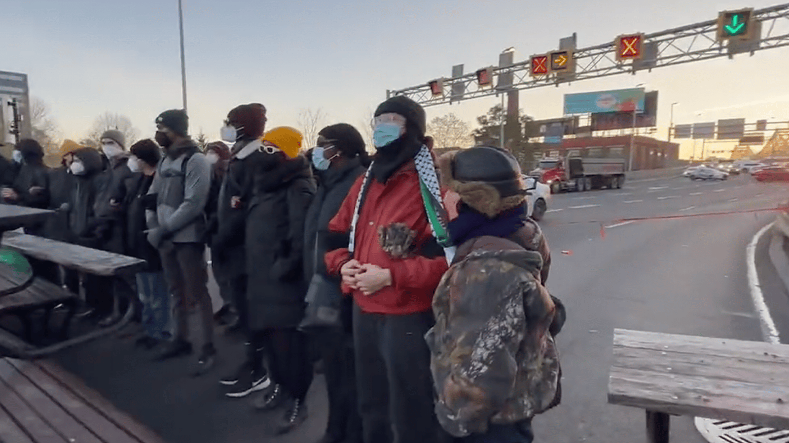 Le pont Jacques-Cartier fermé dans les deux directions à cause d’une manifestation