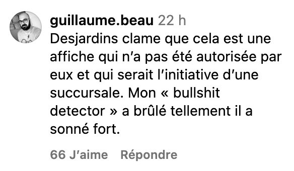 Guy A. Lepage est frustré contre Desjardins et il leur suggère de retourner à l’école