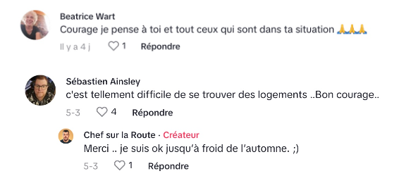 Un Québécois n'a plus d'autre choix que de vivre dans son véhicule