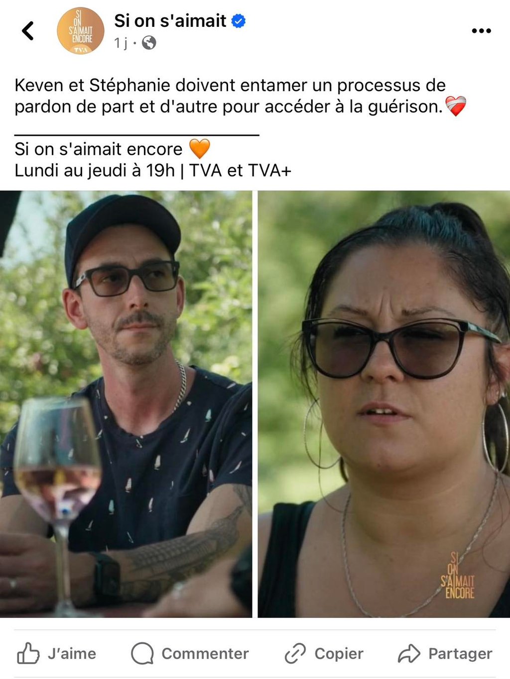 Dominic Arpin réalise que son sosie est dans Si on s'aimait encore et sa réaction est hilarante