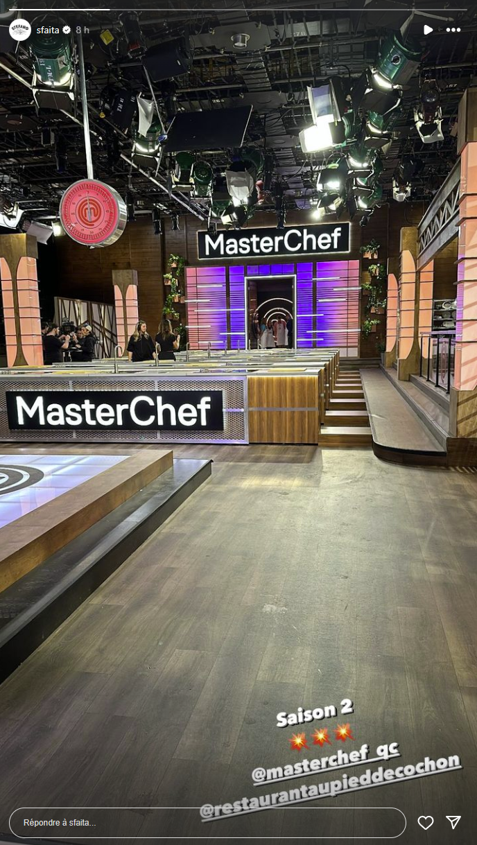 Importante annonce de Stefano Faita concernant la prochaine saison de MasterChef Québec