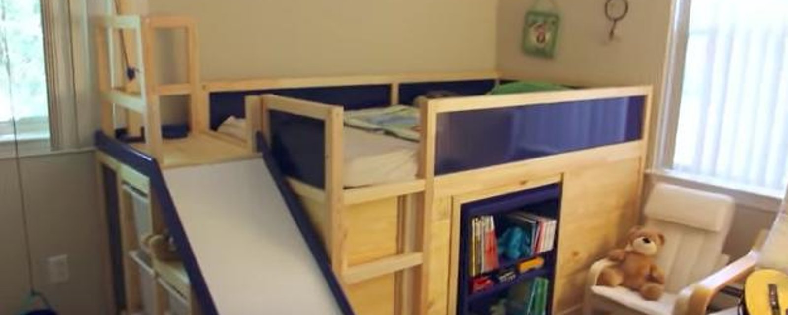 Ce père de famille amène les modifications de meubles IKEA à un tout autre niveau avec ce lit multifonction!
