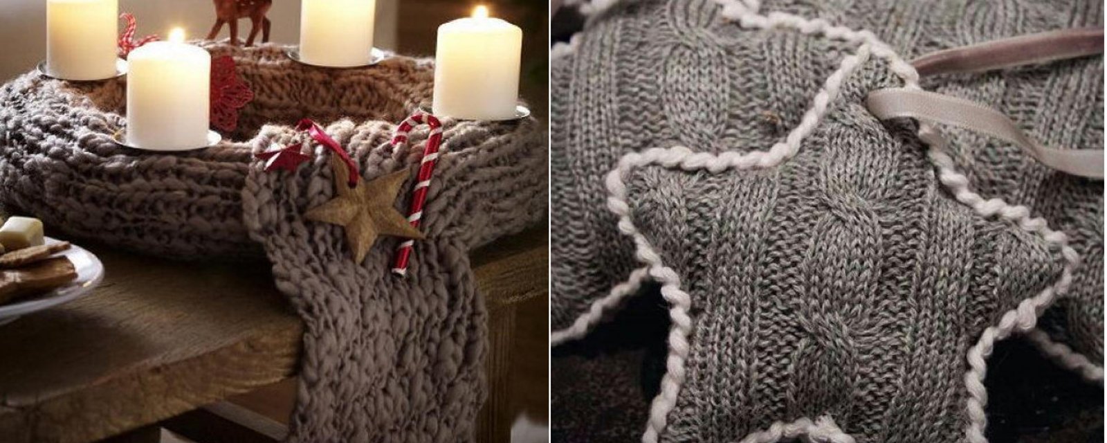 Récupérez vos vieux tricots de laine et transformez-les en décoration hivernale. 16 projets pour vous inspirer.