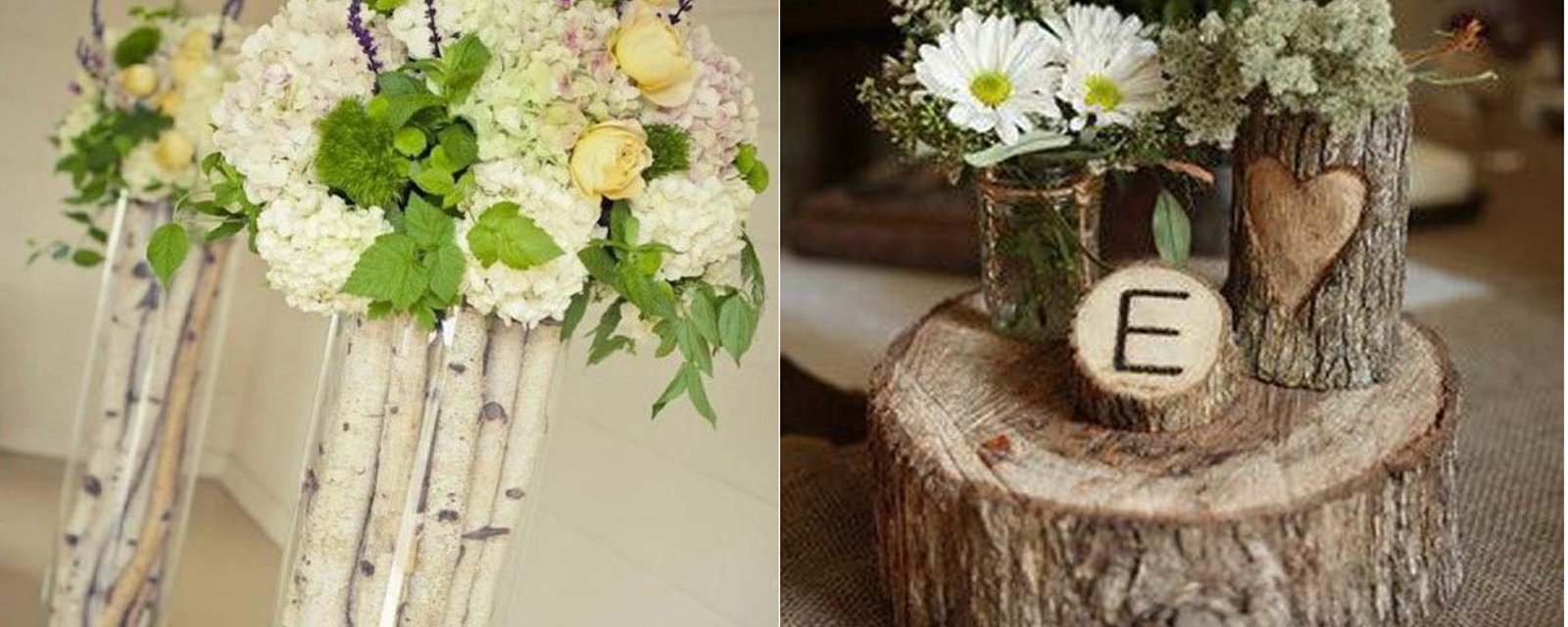 12 idées pour fabriquer des vases avec des bûches ou des troncs d'arbres