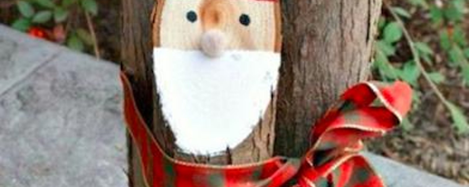 10 décorations de Noël faciles à faire à l'aide de vieilles bûches de bois!
