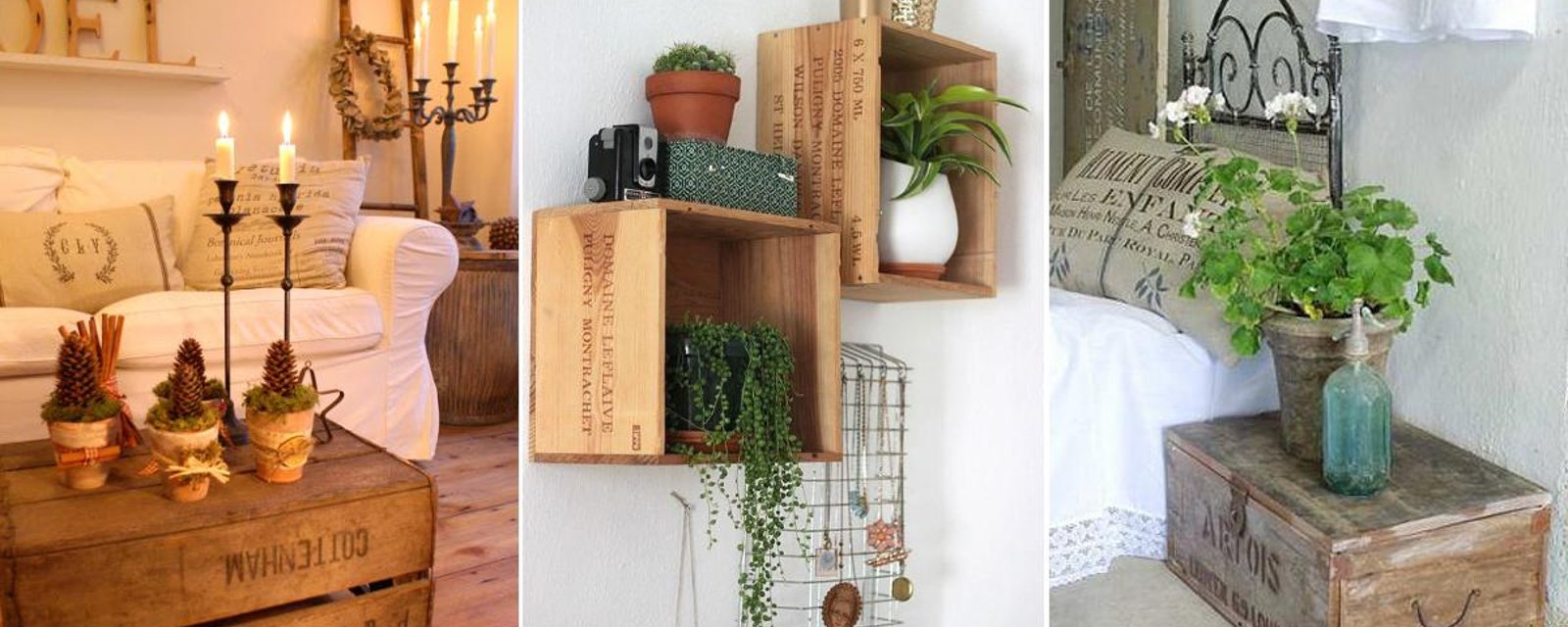 20 idées créatives pour décorer votre maison avec des caisses de vin 