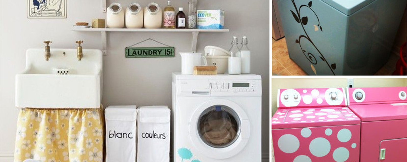 Décorez votre machine à laver grâce à ces 13 idées