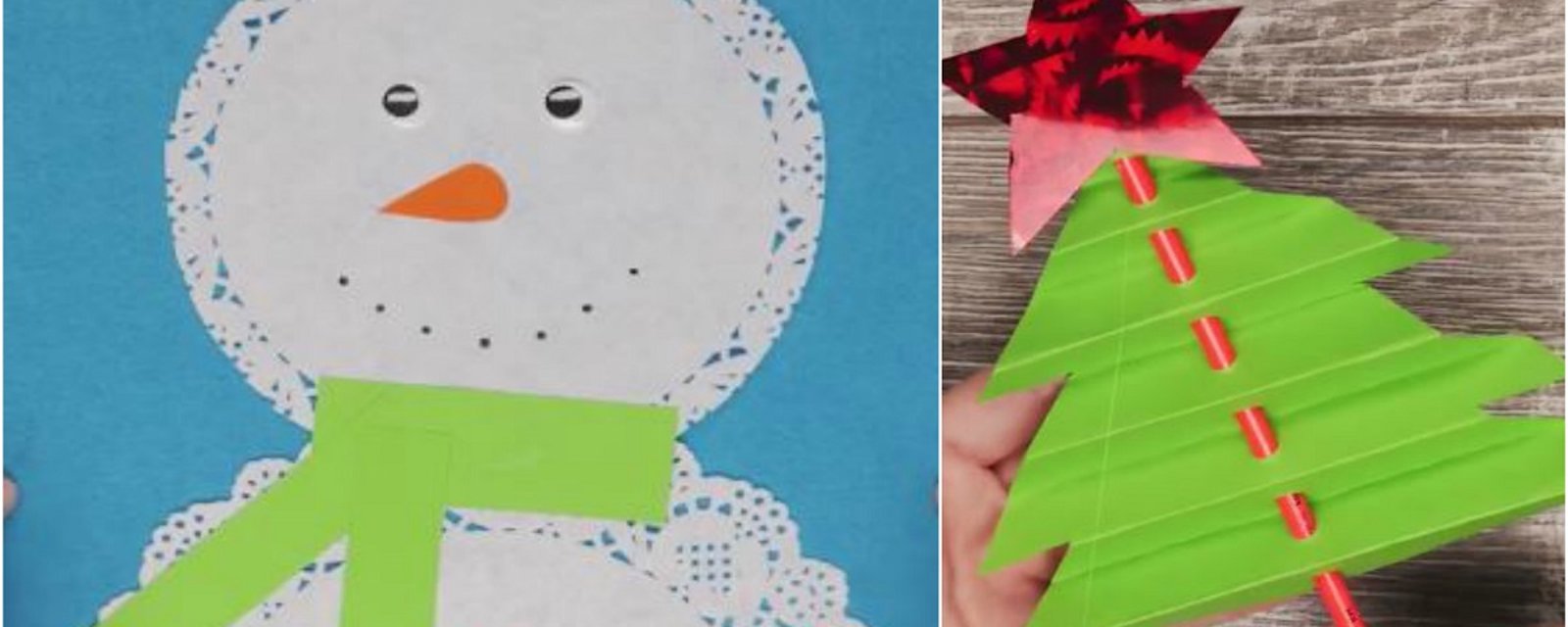 4 bricolages de Noël fabriqués à partir de papier et faciles à réaliser