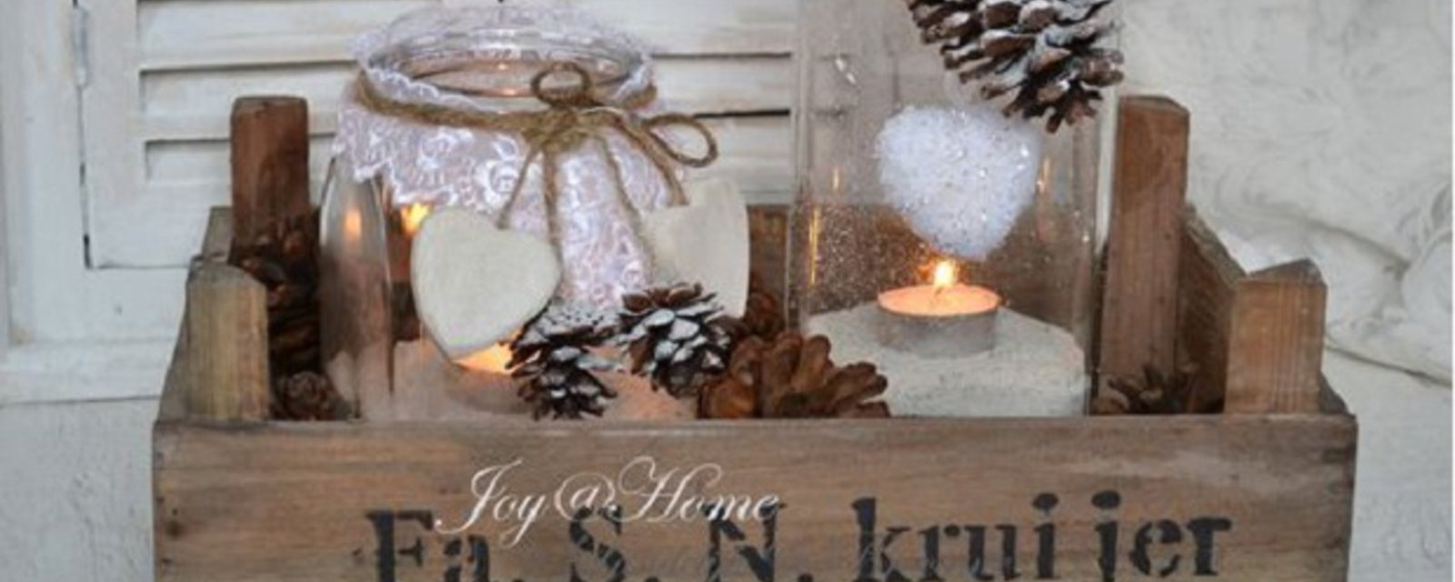 12 merveilleuses décorations de d'hiver ou de Noël à faire avec de vieilles caisses en bois! 