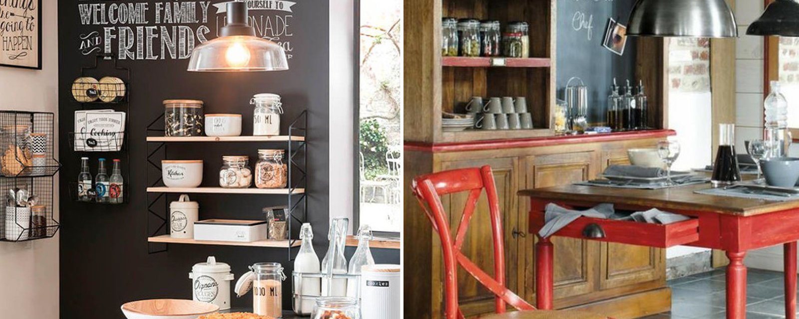 20 magnifiques idées pour donner une ambiance Café Bistrot à votre cuisine