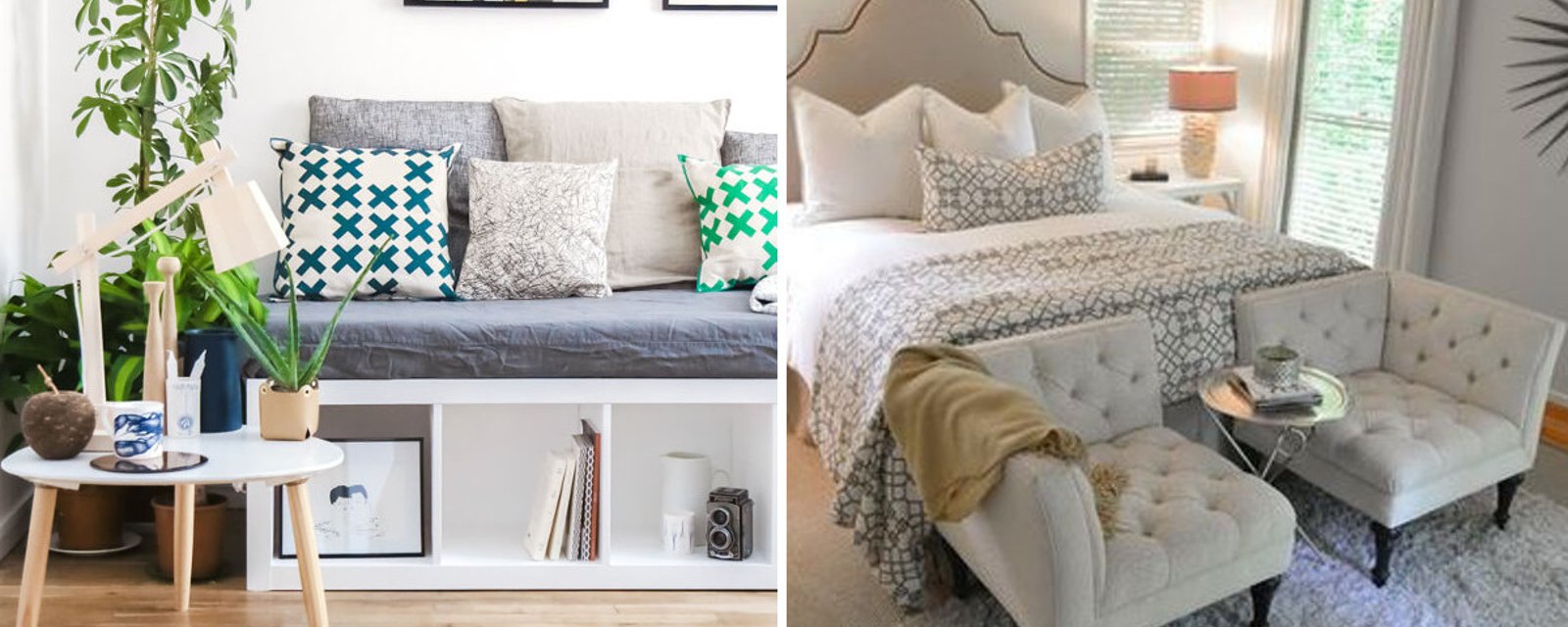 20 charmantes façons de décorer un pied de lit pour créer une belle ambiance