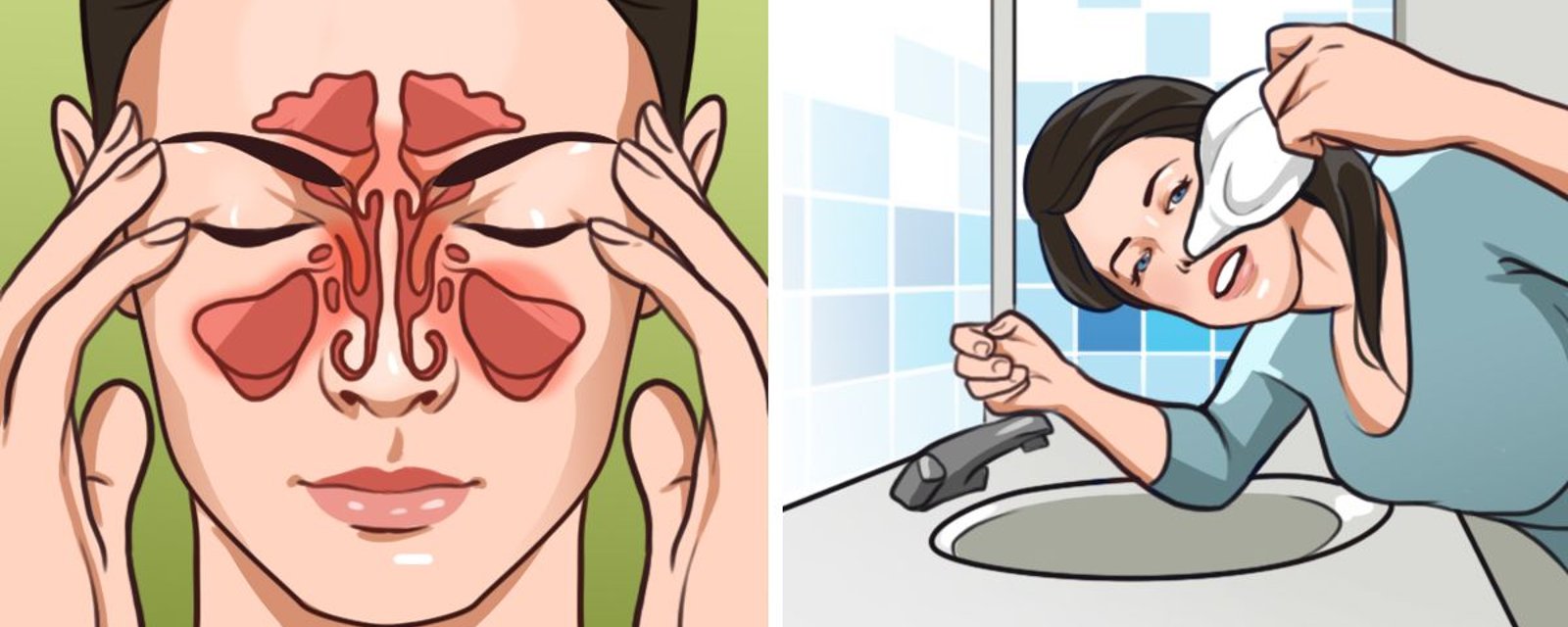 8 remèdes maison pour soigner les sinus bloqués 