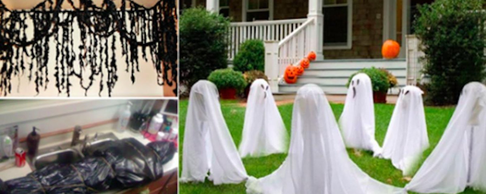 13 idées de décorations d'Halloween à fabriquer à partir de simples sacs-poubelle