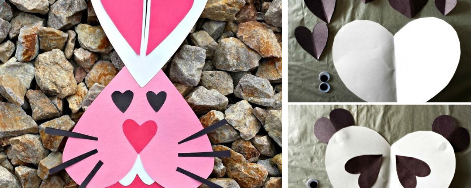 20 adorables bricolages de Saint-Valentin à faire avec les enfants, à partir de coeurs en carton! 