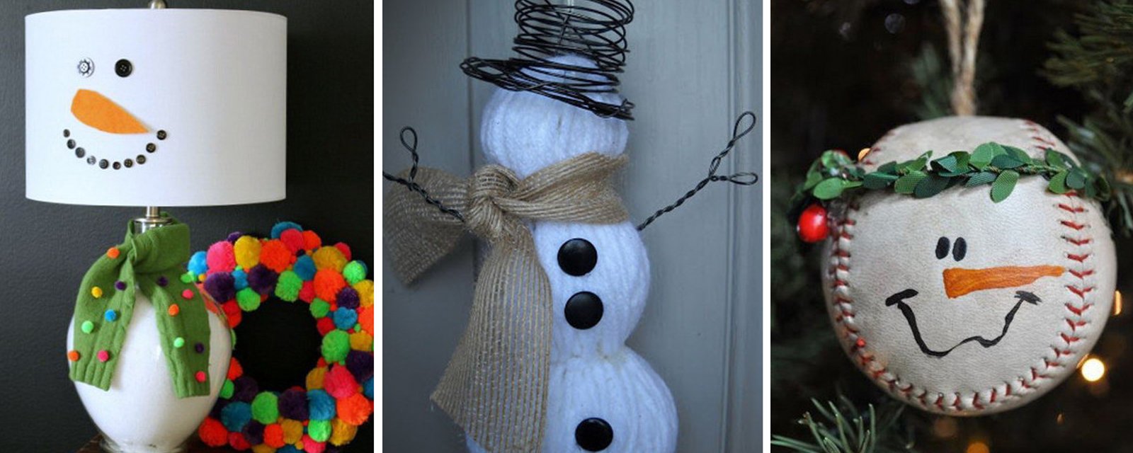 25 Bricolages sur le thème des bonshommes de neige à faire avec à peu près, n'importe quoi! 